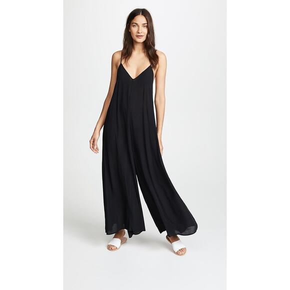 Mara Hoffman Swim Carly Black Jumpsuit - Picture 1 of 9